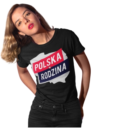 Koszulka damska Polska Rodzina